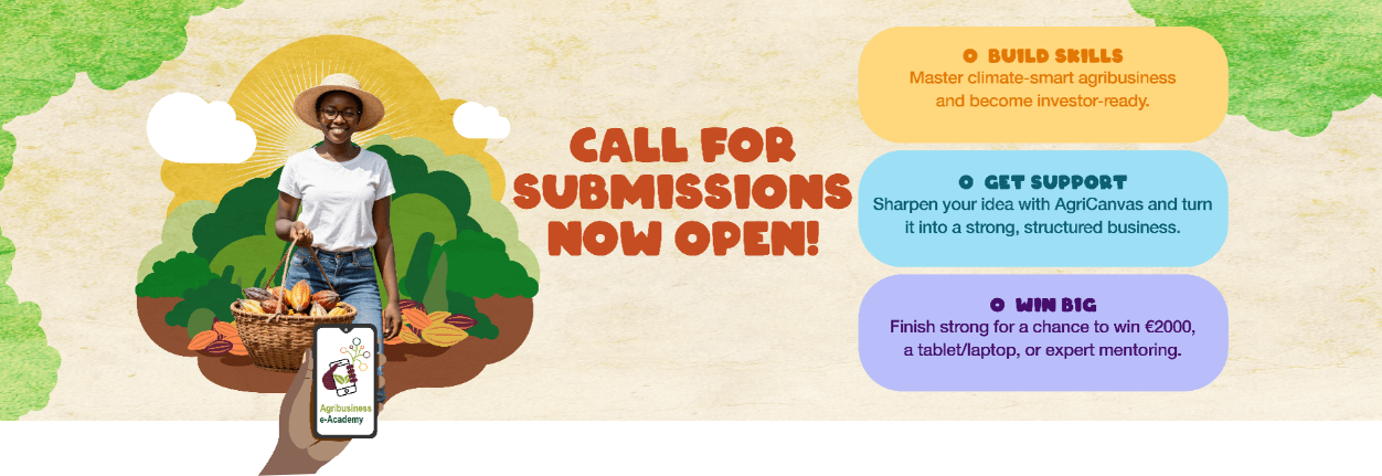 دعوة لتقديم الأفكار – برنامج أكاديمية الأعمال الزراعية الإلكترونية (Agribusiness e-Academy) 2026