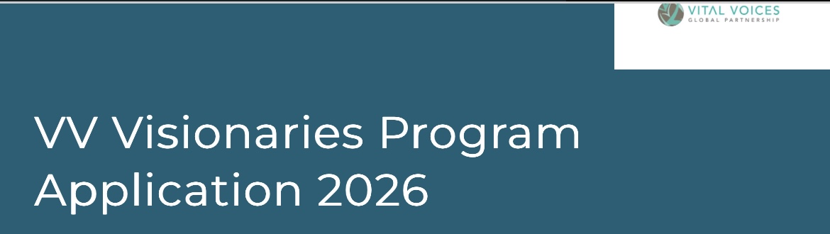 VV Visionaries Program 2026 for Global Leadership Development for Women Leaders in Social Impact and Social Change.