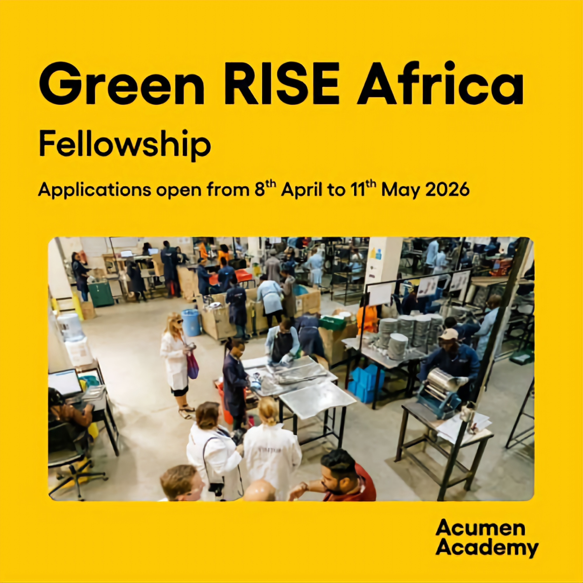 *زمالة Green RISE شرق أفريقيا 2026