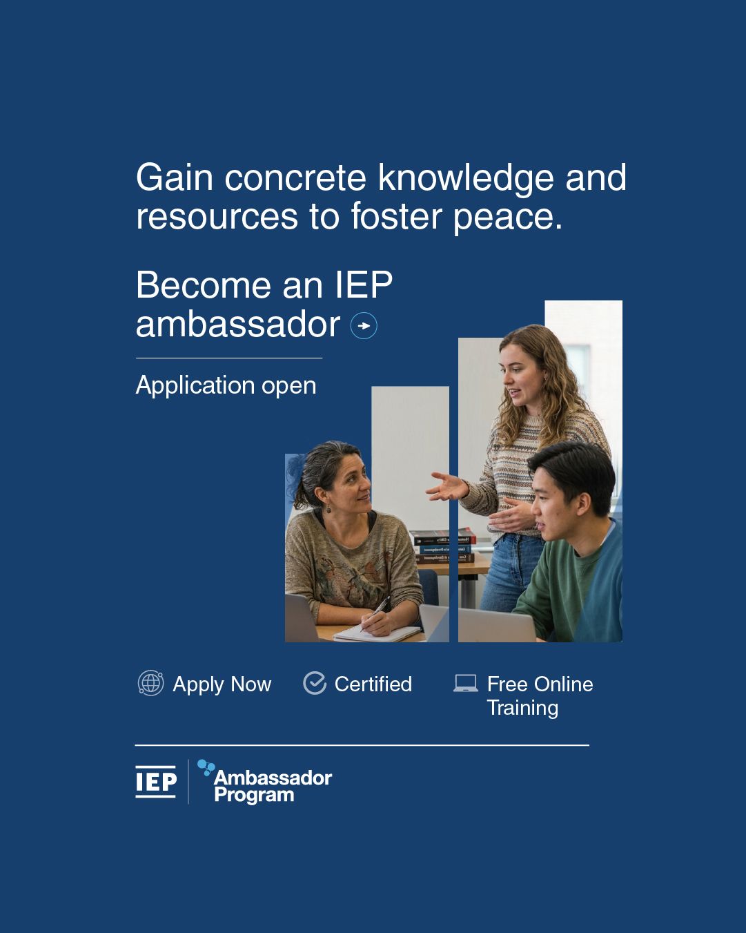 برنامج سفراء معهد الاقتصاد والسلام (IEP Ambassador Program)