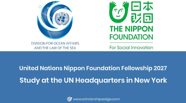 زمالة الأمم المتحدة - مؤسسة نيبون حول شؤون المحيطات وقانون البحار لعام 2027 (UNNF OALOS Fellowship)