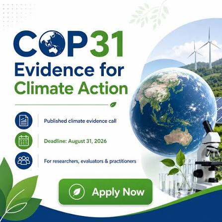 برنامج «الأدلة من أجل العمل المناخي»COP31