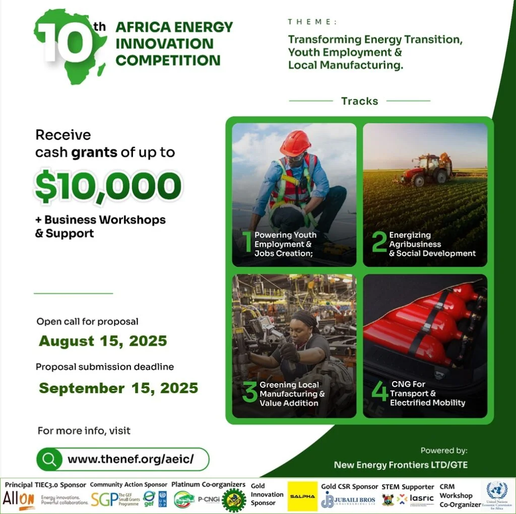 تحدي الابتكار في الطاقة بأفريقيا – Africa Energy Innovation Challenge