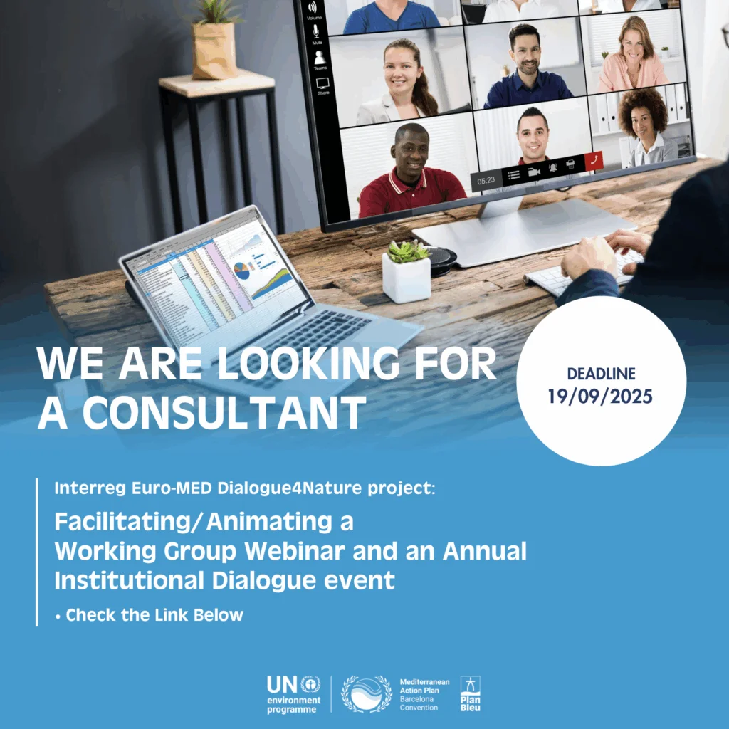 Interreg Euro-MED Dialogue4Nature project: Facilitating/Animating a Working Group Webinar and an Annual Institutional Dialogue event