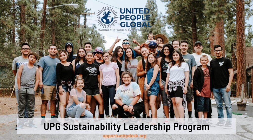 UPG Sustainability Leadership Program 2026