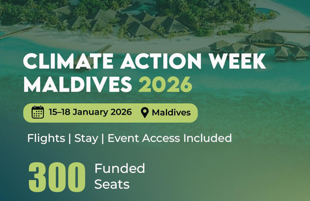 أسبوع العمل المناخي في جزر المالديف 2026 – Climate Action Week Maldives 2026